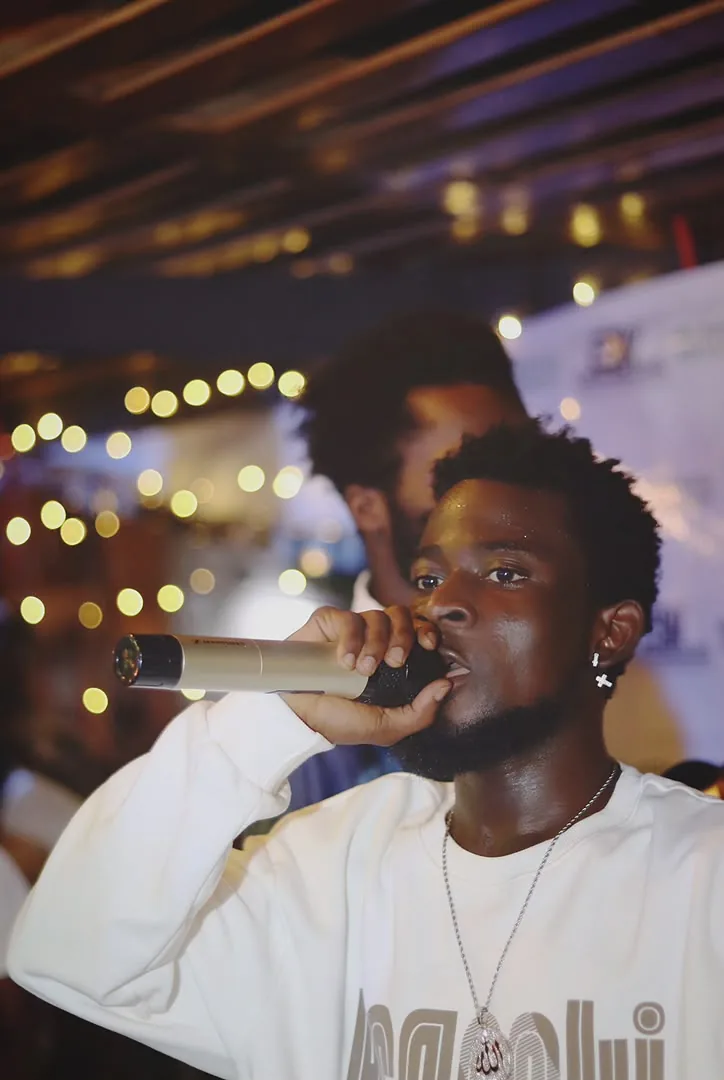 Live performer at a Black Wahid Entertainment event